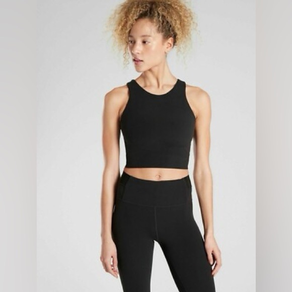 Athleta Black Sports Tank Medium - Picture 1 of 9